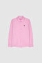 Women's Pink Long Sleeve Basic Shirt 50316711-VR041 - 7