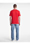 Regular Fit Short Sleeve Cotton Color Contrast Crew Neck T-Shirt - 3