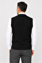 Men's Middle-Aged and Older Knitwear Knitted Acrylic Buttoned Winter Dad Vest 2050 - 4