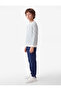 Long Sleeve Crew Neck Striped School Sweatshirt - 3