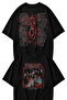 Unisex Slipknot 1999 Forever Back Printed T-Shirt, Oversized Rock Band Themed Crew Neck T-Shirt