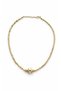Gold Beaded Necklace with Evil Eye Beads