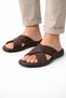 Kr.97 Anatomical Sole Inside and Outside Genuine Leather Men's Slippers - 3