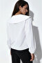 Women's Baby Collar Shirt 1496 - White - 4