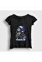 Women's Black Poster Murder Drones T-Shirt 608908Tt