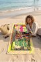 patterned beach towel