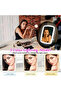 LED Makeup Mirror with Stand Desktop Folding Compact Square Travel Cosmetic Portable Lighted Vani... - 3