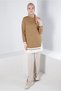EYE DETAILED CUFFS RUBBER TUNIC 43618 - 2