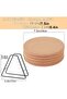 5-Pack Cork Trivet,Round Coasters with Holders,Extra Thick,Reusable,Multifunctional for Hot Kitchenware,Pans,Kettles,7.5inches - 2