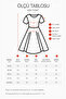 Women's Dress Long Patterned Buttoned Short Sleeve Belted Shirt Collar Summer Viscose Dress - 4