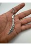 Serrated Large Sword Figured Necklace – Zamak Plated Unisex Gothic Accessory with 60 cm Chain - 2