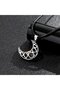 2 Pack 100 Languages I Love You Magnet Moon and Sun Lover Couple Necklace Lover Necklace - 6