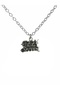 Ozzy Osbourne Logo 60 cm Metal Necklace – Silver Color |   Unisex Rock & Metal Style Accessory