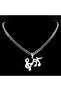 Nota Left Key Necklace - 3