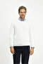 Crew Neck Regular Fit Cotton Cashmere Knitwear Sweater