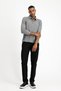 Polo Neck Slim Fit Slim Fit Patterned Sweatshirt - 2