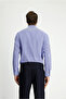 Long Sleeve Classic Patterned Pocketed Cotton Lu Kolay Ü Tulle Enebilir Shirt - 6