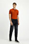 Regular Fit Standard Cut Lycra Denim Trousers - 4