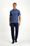Polo Neck Regular Fit Pocketed Embroidered 100% Cotton T-Shirt - 2