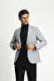 Slim Fit Wool Dobby Jacket