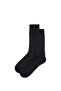 Single Plain Thin Mercerized Cotton Socks - 2