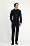 Long Sleeve Regular Fit Buttoned Collar Cotton Linen Shirt - 2