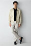 Regular Straight Fit Linen Sports Trousers - 6