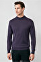 Half Turtleneck Regular Fit Wool Basic Knitted Sweater - 6