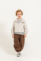 Boys' Half-Zip Sweatshirt, Striped T-Shirt and Jogger Pants 3-Piece Set 9112 Spr - 4