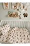 Baby Bedding Set 100% Cotton Set of 3 |   100X150 Cm, Zippered, Hypoallergenic, Patterned - 3