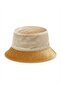 Unisex Safari Hat Plain Fo 7064 Mustard - Stretchy Lycra Fabric, Sun-Protective Wide Brim, Timeless Plain Design Outdoor Bucket Hat - 3