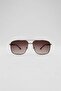 Men's Orion Geometric Metal Frame Sunglasses Gold