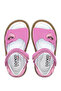 Children's Genuine Leather Pink Flat Sandals - 5