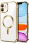 Case for iPhone 11 with Camera Lens Protection M-Safe Supporting Transparent Silicone Kross Cover