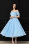 Balen Detailed Glittery Princess Dress - Baby Blue - 5