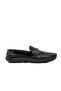 90305 Genuine Leather Black Patent Leather Men's Casual Shoes
