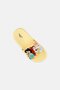 Kids Girl Princess Slip On Slides, Yellow - 3