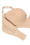 Women's Skin Color Patterned Laser Cut Supported Strapless Bra - 3