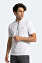 Kenshin Men's Polo Collar White T-Shirt - 8