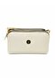 Women's Faux Leather 3-Compartment Metal Zippered Handbag and Crossbody Strap Small Size Shoulder Bag En 18 Boy 10 cm - 2