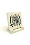 Heaven Is the Shadow of the Swords, Golden in the Background. (Hadis-I Şerif) Printed Stone Tabletop 10X10 Kh-194