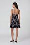 Adjustable Straps, Back Zipper, Lined, Valon Dress - 3