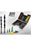 300 Piece Dowel and Drill Bit Set
