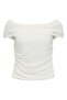 Top cu umerii goi Gerafftes - 2