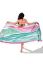 SUNWAVE PEMBE نمط ساتان غير شفاف من الداخل PAREO - 5