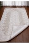 Quilted Embroidered Dowry Mat.Cream. 70X110 cm - 4