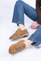 Lace-Up Thermo Sole Genuine Leather Sneaker 341-0135 Women's Shoes - 4