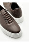 Genuine Leather Brown Men's Casual Shoes – Orthopedic, Ultra Comfortable, Smart Lacing, Daily Sneaker - 6