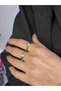Minimalist Sparkling Elegant Tarnish-Resistant Stainless Steel Ring - 3
