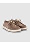 Sand Suede Genuine Leather Lace-Up Women's Casual Shoes - 3